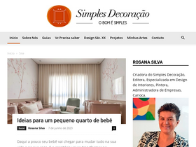'simplesdecoracao.com.br' screenshot
