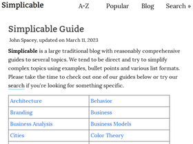'simplicable.com' screenshot