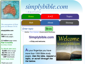 'simplybible.com' screenshot