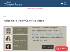'simplycharlottemason.com' screenshot