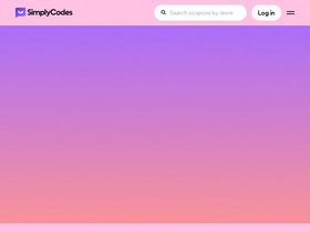 'simplycodes.com' screenshot