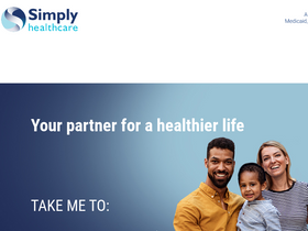 'simplyhealthcareplans.com' screenshot
