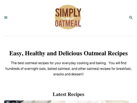 'simplyoatmeal.com' screenshot