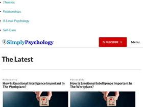 'simplypsychology.org' screenshot