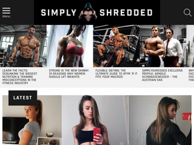 'simplyshredded.com' screenshot