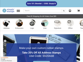 'simplystamps.com' screenshot