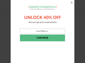 'simplytoimpress.com' screenshot