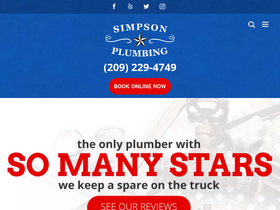 'simpsonplumbingservices.com' screenshot