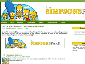 'simpsonspark.com' screenshot