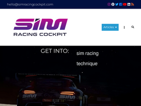 'simracingcockpit.com' screenshot