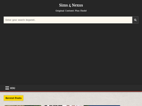 'sims4nexus.com' screenshot
