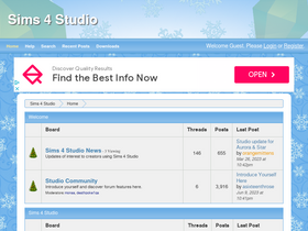 'sims4studio.com' screenshot