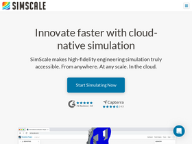 'simscale.com' screenshot