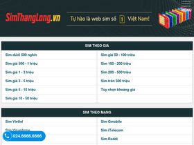 'simthanglong.vn' screenshot