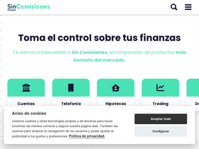 'sincomisiones.org' screenshot