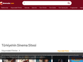 'sinemalar.com' screenshot