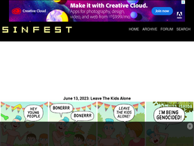 'sinfest.net' screenshot