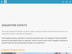 'singaporeexpats.com' screenshot