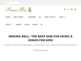 'singing-bell.com' screenshot