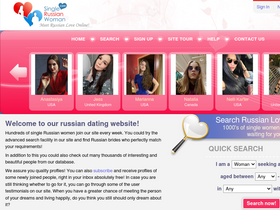 'single-russian-woman.com' screenshot