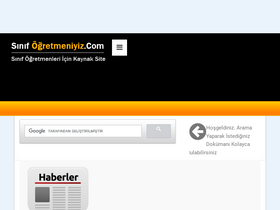 'sinifogretmeniyiz.com' screenshot