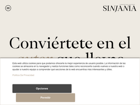 'sinjania.com' screenshot