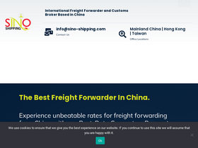 'sino-shipping.com' screenshot