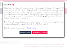 'sintaxis.org' screenshot