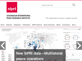 'sipri.org' screenshot