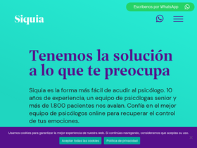 'siquia.com' screenshot