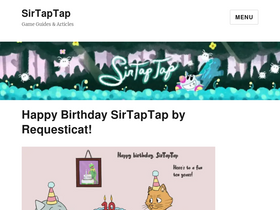 'sirtaptap.com' screenshot