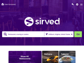 'sirved.com' screenshot