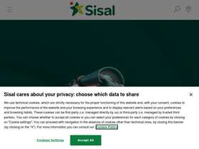 'sisal.com' screenshot