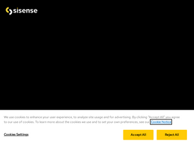 'sisense.com' screenshot