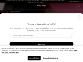 'sisley-paris.com' screenshot