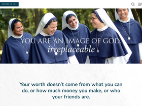 'sistersoflife.org' screenshot
