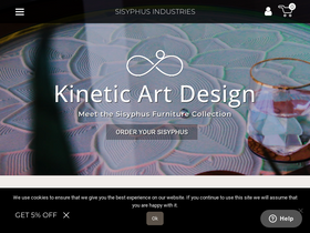'sisyphus-industries.com' screenshot