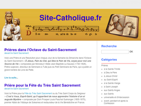 'site-catholique.fr' screenshot