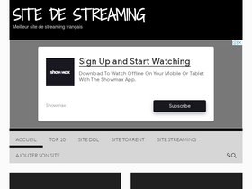 'site-de-streaming.com' screenshot