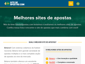 'sitedeapostas.com' screenshot