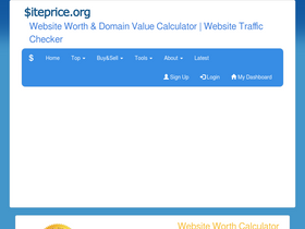 'siteprice.org' screenshot