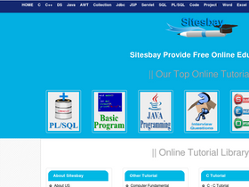 'sitesbay.com' screenshot