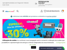 'sitiodobebe.com' screenshot
