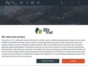 'sitytrail.com' screenshot