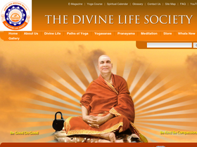 'sivanandaonline.org' screenshot