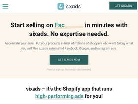 'sixads.net' screenshot