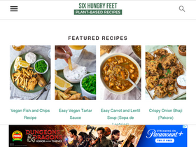 'sixhungryfeet.com' screenshot
