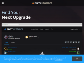 'sixtyupgrades.com' screenshot