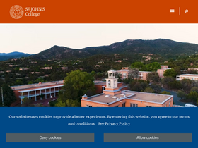 'sjc.edu' screenshot