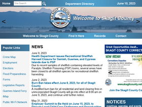 'skagitcounty.net' screenshot